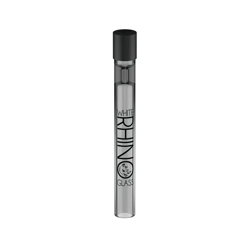 Smoked Black Glass Chillum Pipe 1