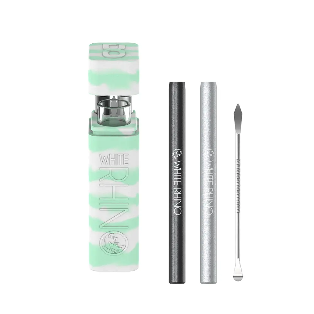 Silicone Dugout Glow Mint White 1