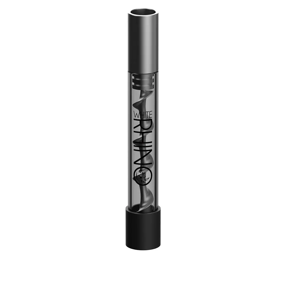 Twist Glass Blunt Smoked Silver 1