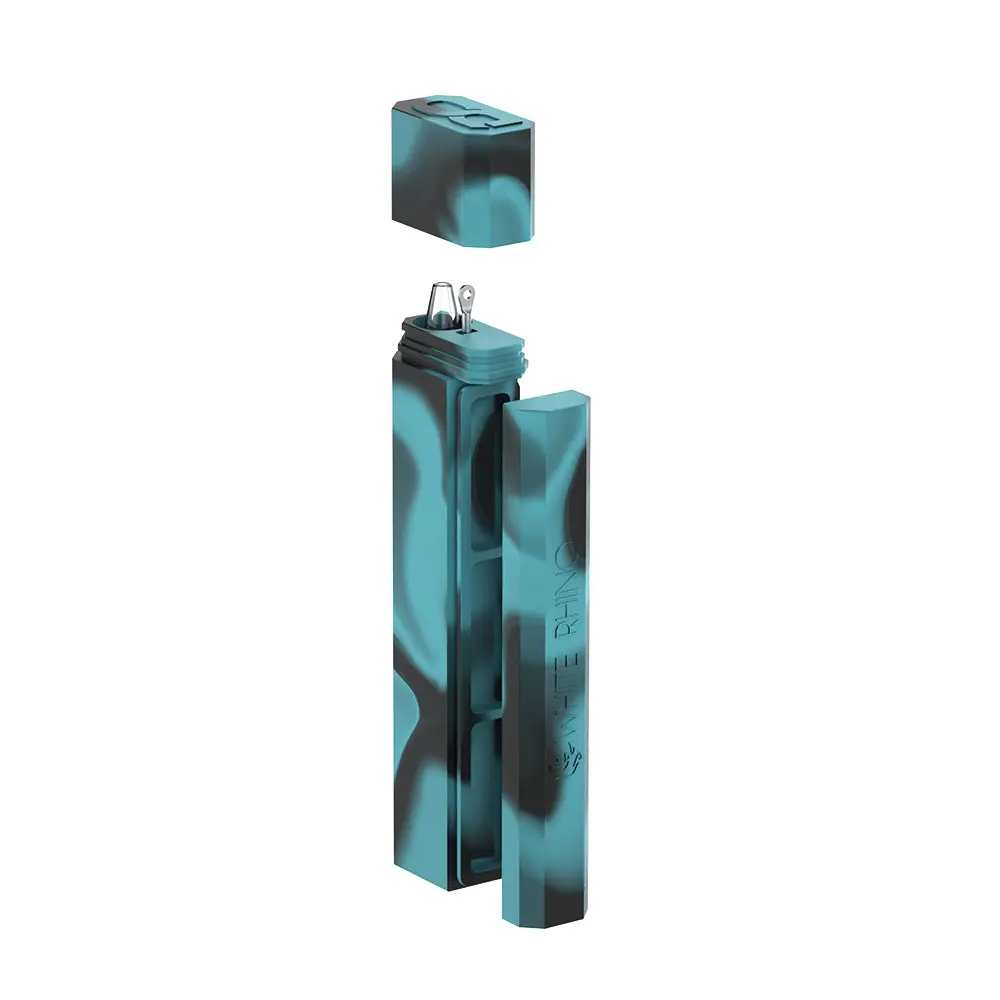 Dab Out Original With Pyrex Straw - Turquoise Black 1