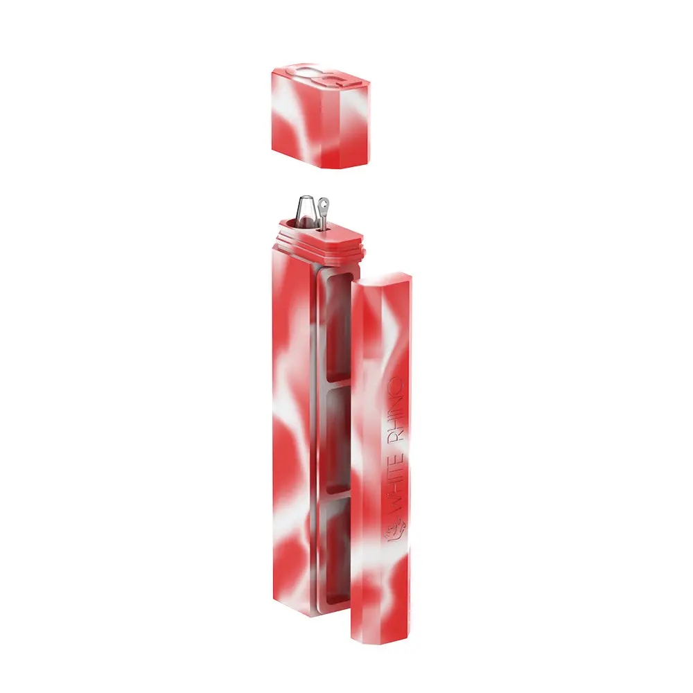 Dab Out Original With Pyrex Straw - Red White 1