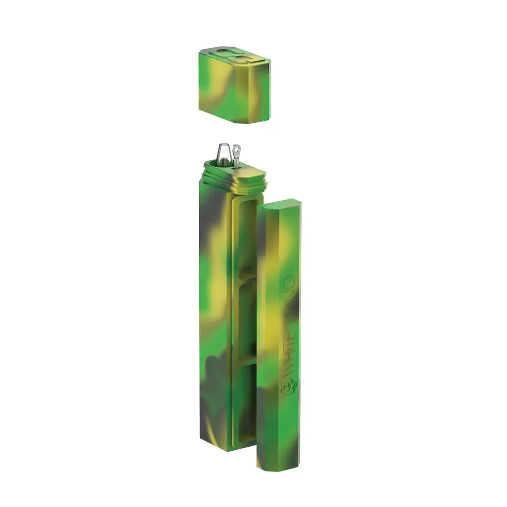 Dab Out Original With Pyrex Straw - Green Yellow Black 1