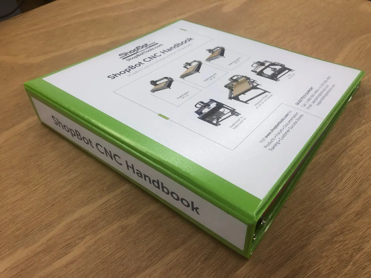 Shopbot Handbook Notebook 1