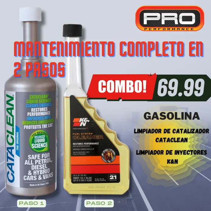 Combo Cataclean & Limpia Inyectores K&N 1