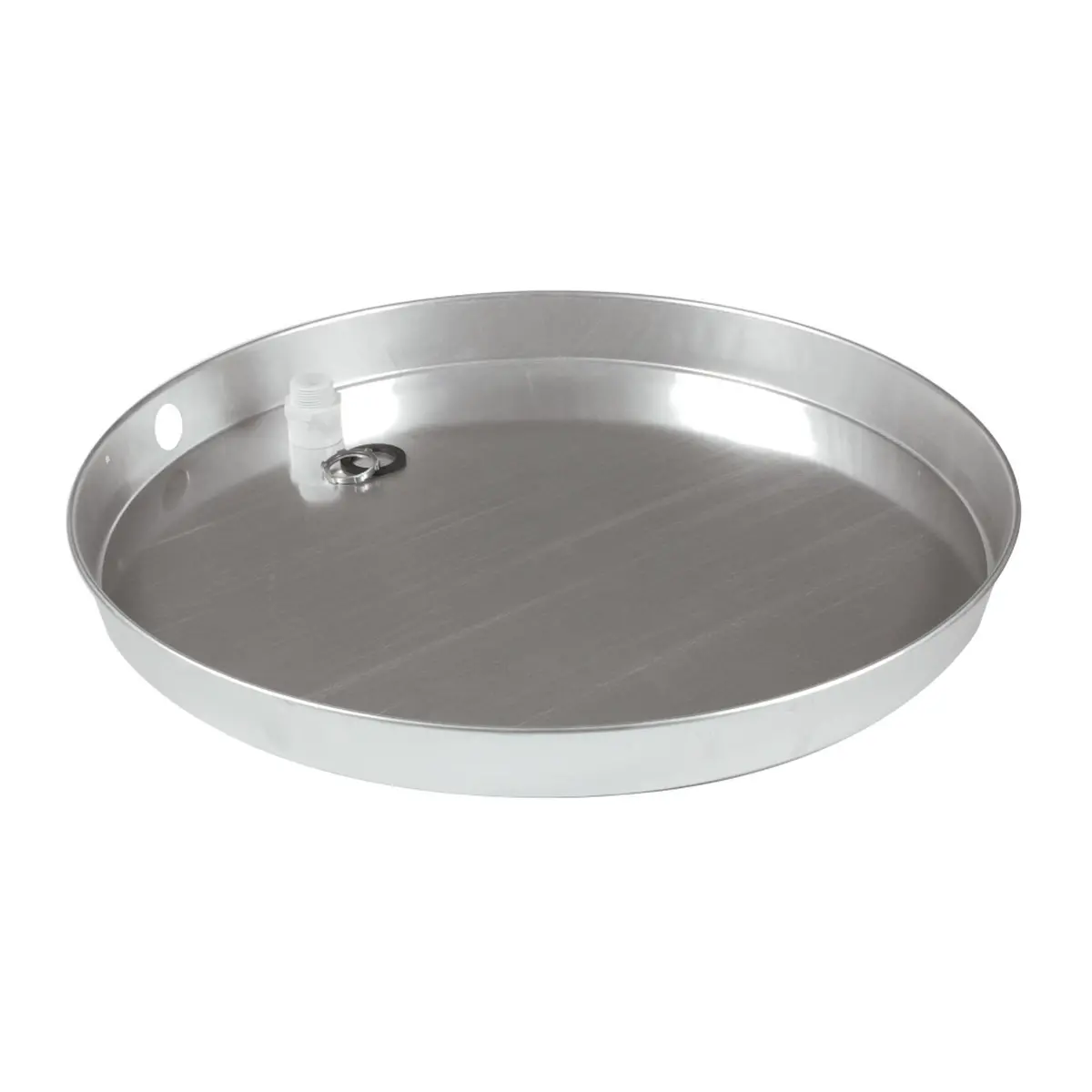 Wh Drain Pan - 20" Id Alum Short W/Pvc Fitting (E/F) 1