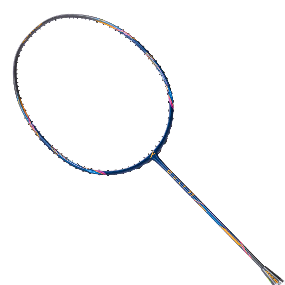 Hundred Cult 77 Superlite Badminton Racket (Navy/Grey) 1