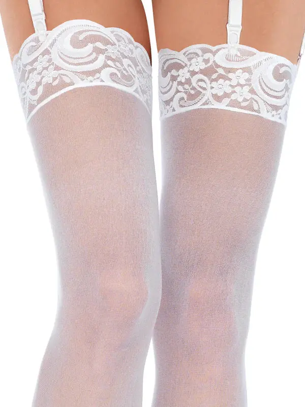 Alix Sheer Thigh High Stockings 1