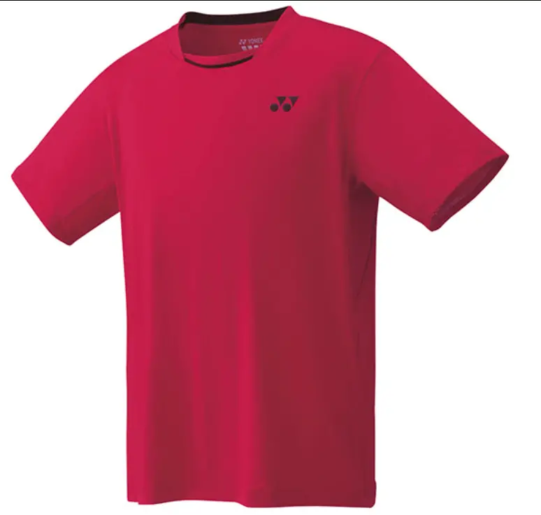 Yonex 10293 Men's Crew Neck T-Shirt (Dark Red) 1