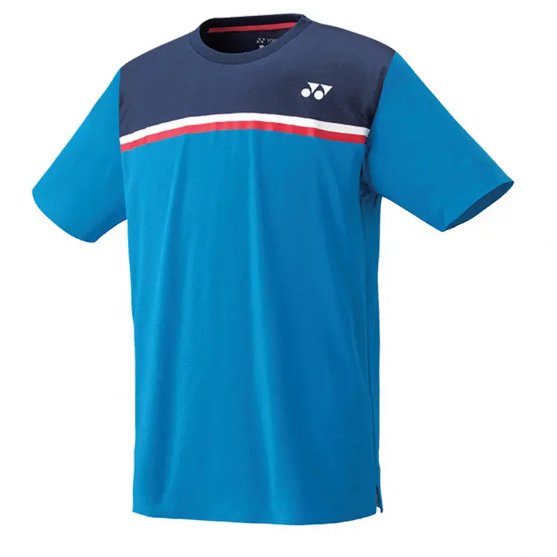 Yonex 10325 Men's Crew Neck T-Shirt (Sea Blue) 1