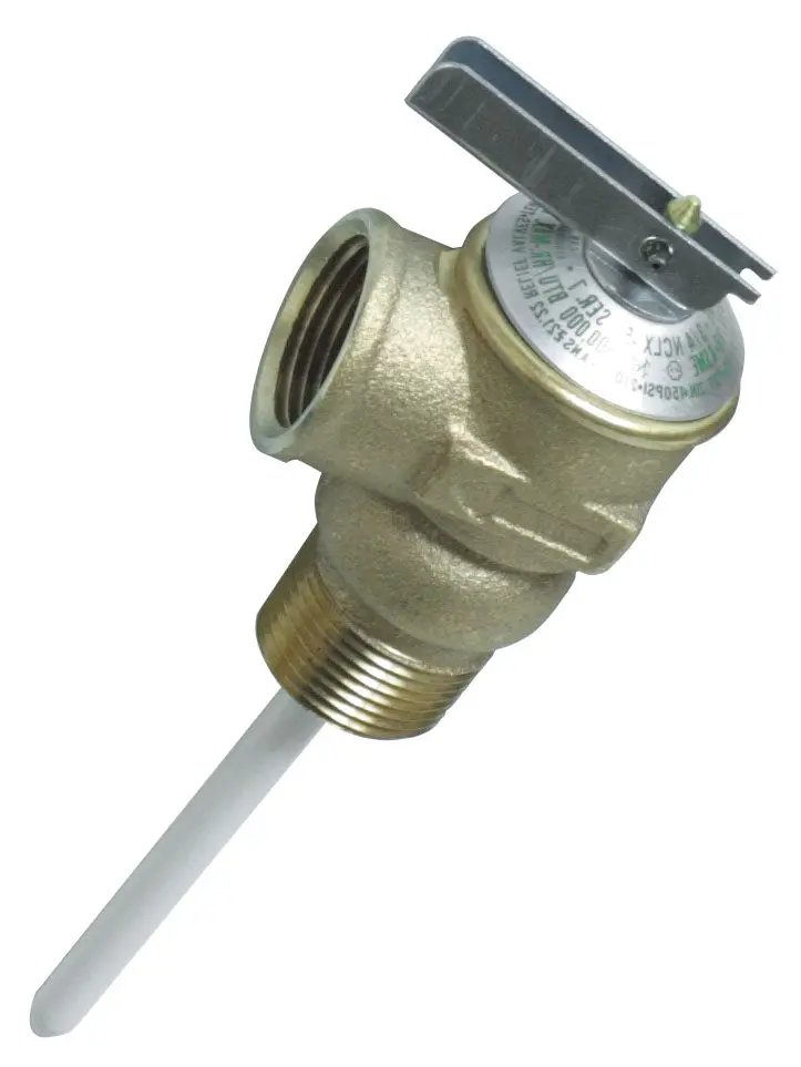 T&P Valve 3/4" W/4" Probe Coated, 150Psi (E/F/S) 1