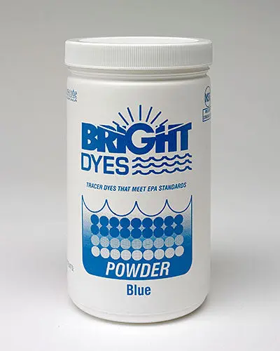 1 Lb Jar Flt Blue Powder - Bright Dyes Tracer Dye For Water Or Wastewater Leak Detection 1