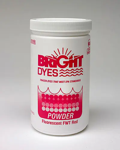 1 Lb Jar Fwt Red Powder - Bright Dyes Tracer Dye For Water Or Wastewater Leak Detection 1