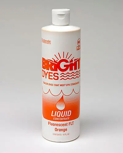 Flt Orange Liquid - Bright Dyes Tracer Dye For Water Or Wastewater Leak Detection 1