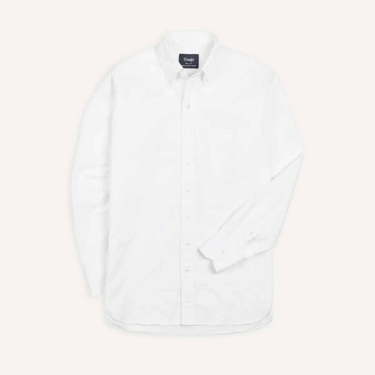 White Oxford Button Down Shirt 1