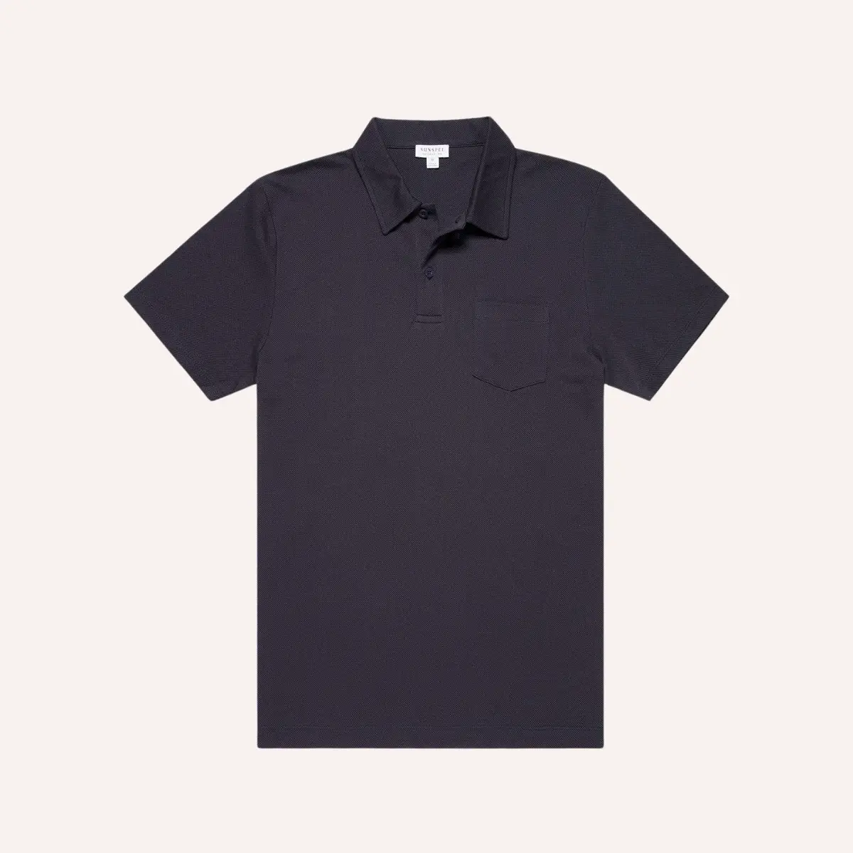 Navy Riviera Short Sleeve Polo Shirt 1
