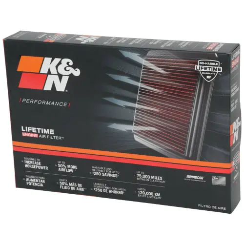 33-5016 Filtro Aire Tipo Panel K&N Nissan X-Trail, Rouge, Qashqai, Renault Koleos 2014-2022 1
