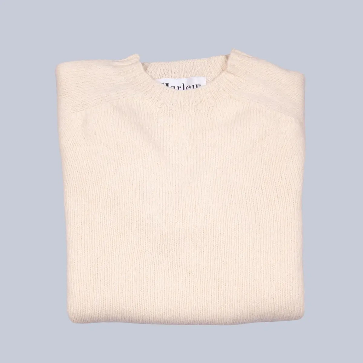 Vanilla Lambswool Crewneck Sweater 1