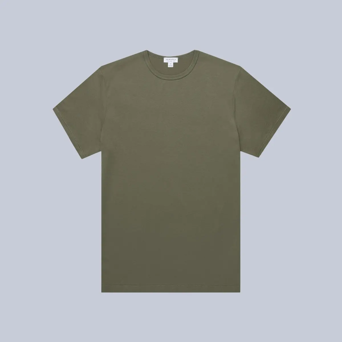Sea Moss Green Cotton T-Shirt 1