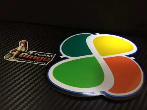 Jdm Koreisha Clover Leaf Decal Reflective Magnetic & Removable Genuine Japan 1