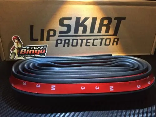 Universal Car Front Bumper Lip Splitter Spoiler Lip Skirt Protector 2.5M 3M Tape 1