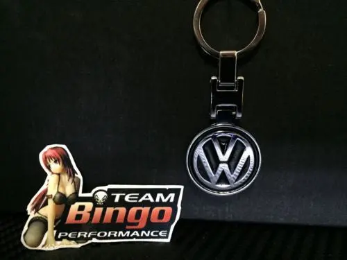 Volkswagen Vw Polished Metal Car Keyring Chains Car Logo Badge Key Ring Au Stock 1