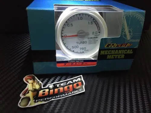 Greedy Boost Gauge Mechanical Genuine Trust 2 Bar 30Psi 16000211 White 60Mm 1