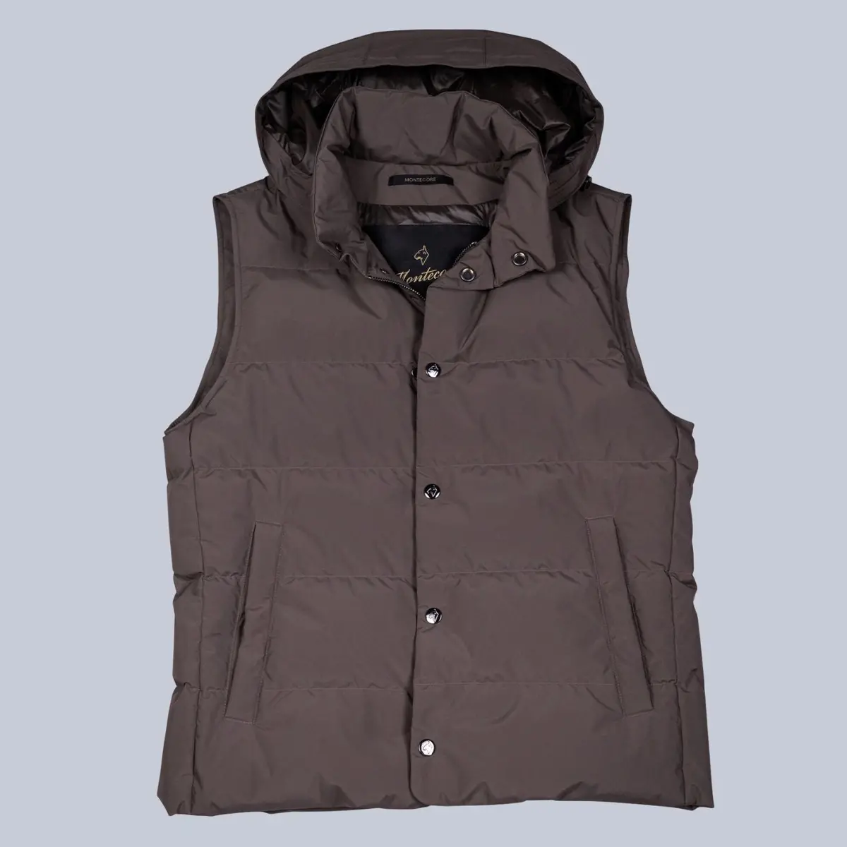 Taupe Lightweight Quilted Gilet 1