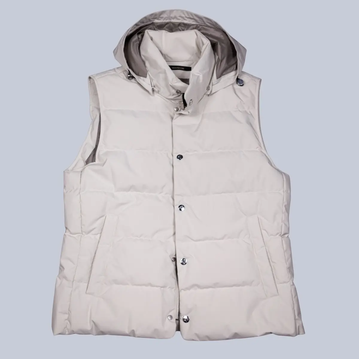 Ivory Lightweight Quilted Gilet 1