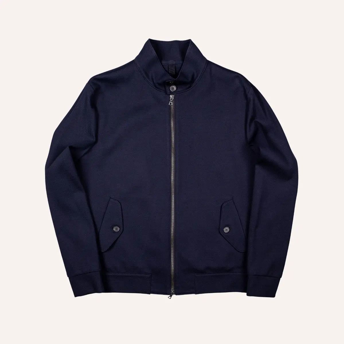Navy Twill Harrington Jacket 2