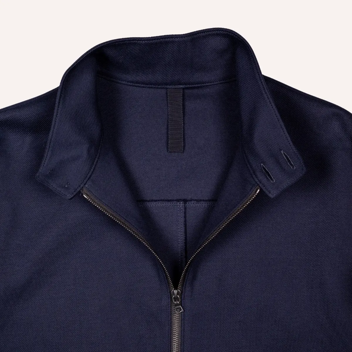 Navy Twill Harrington Jacket 4
