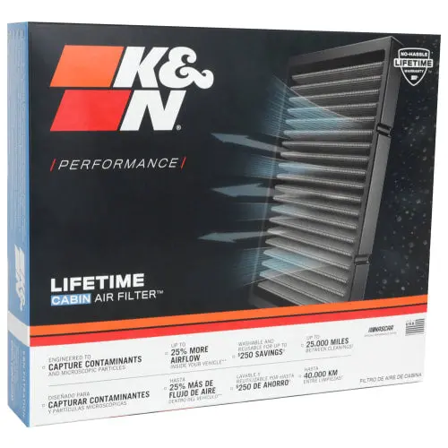 Vf2019 Filtro De Aire De Cabina K&N Para  Ford / Edge / Lincoln Mkx/ Mazda Cx-9 07-14 / Susuki Jinmy / Swift 1