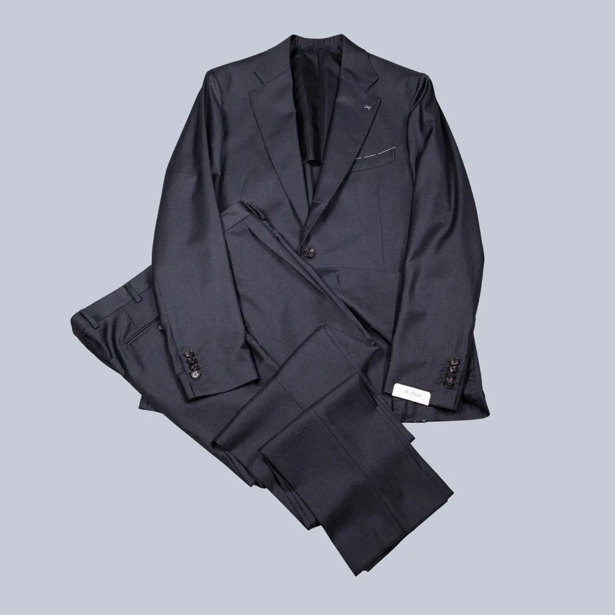 Grey Pure Virgin Wool Suit 1