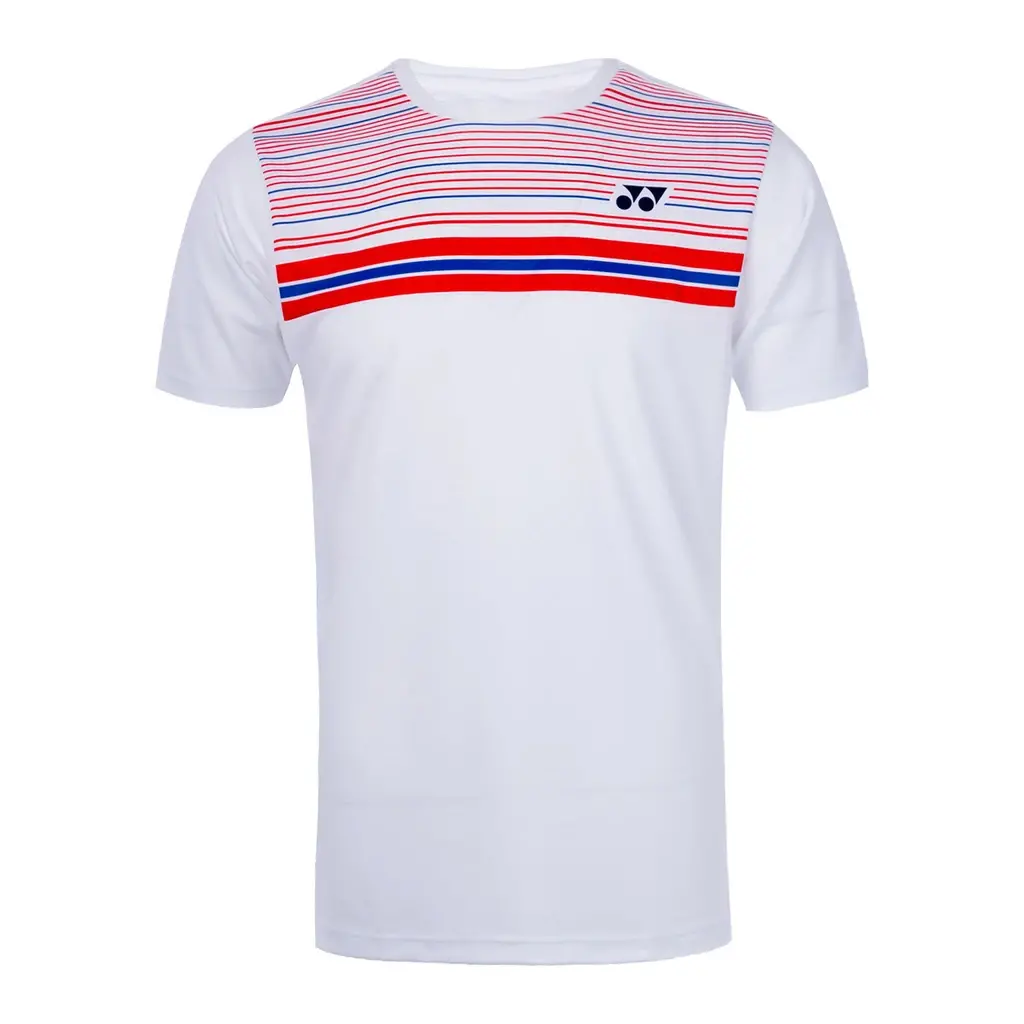 Yonex Axelsen Replica Men's Badminton T-Shirt 16349 (White/Red) 1