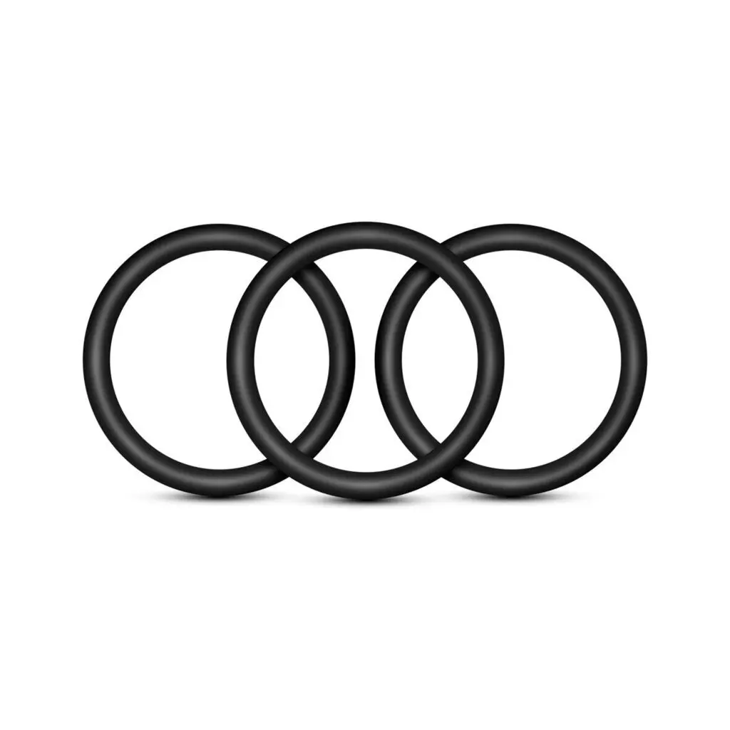 Performance - Vs1 Pure Premium Silicone Cock Rings - Medium - Black 1