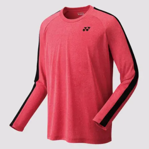 Yonex 16382 Men's Long Sleeve T-Shirt (Red) 1