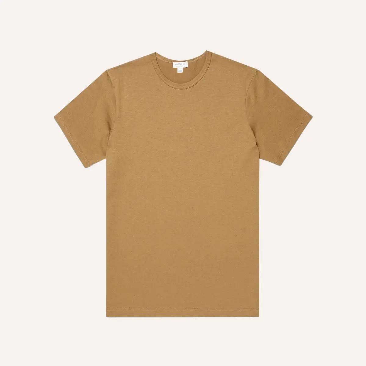 Walnut Brown Classic Cotton T-Shirt 1