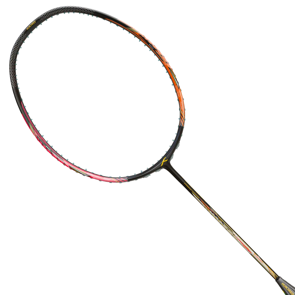 Hundred Flareon 700 Badminton Racket (Black/Orange/Pink) 1