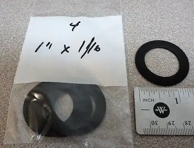1" X 1/16" ( Thin) Epdm Rubber Water Meter Gasket/Washer For 1" Size Meters 1
