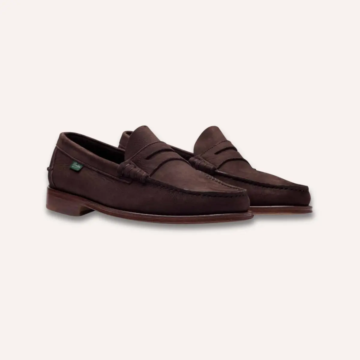 Chocolate Brown Nubuck Coraux Flexsole Loafers 1