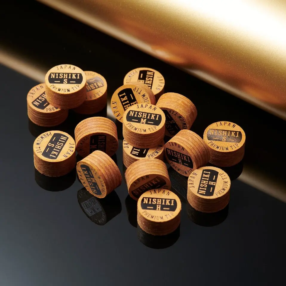 Nishiki Premium Pool Cue Tip - Brown 1