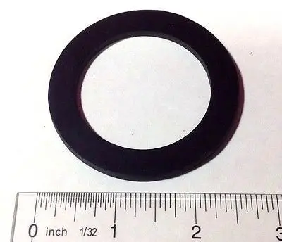 2" Round Epdm Rubber Water Meter Coupling Gasket/Washer, 1/8 Thick 1