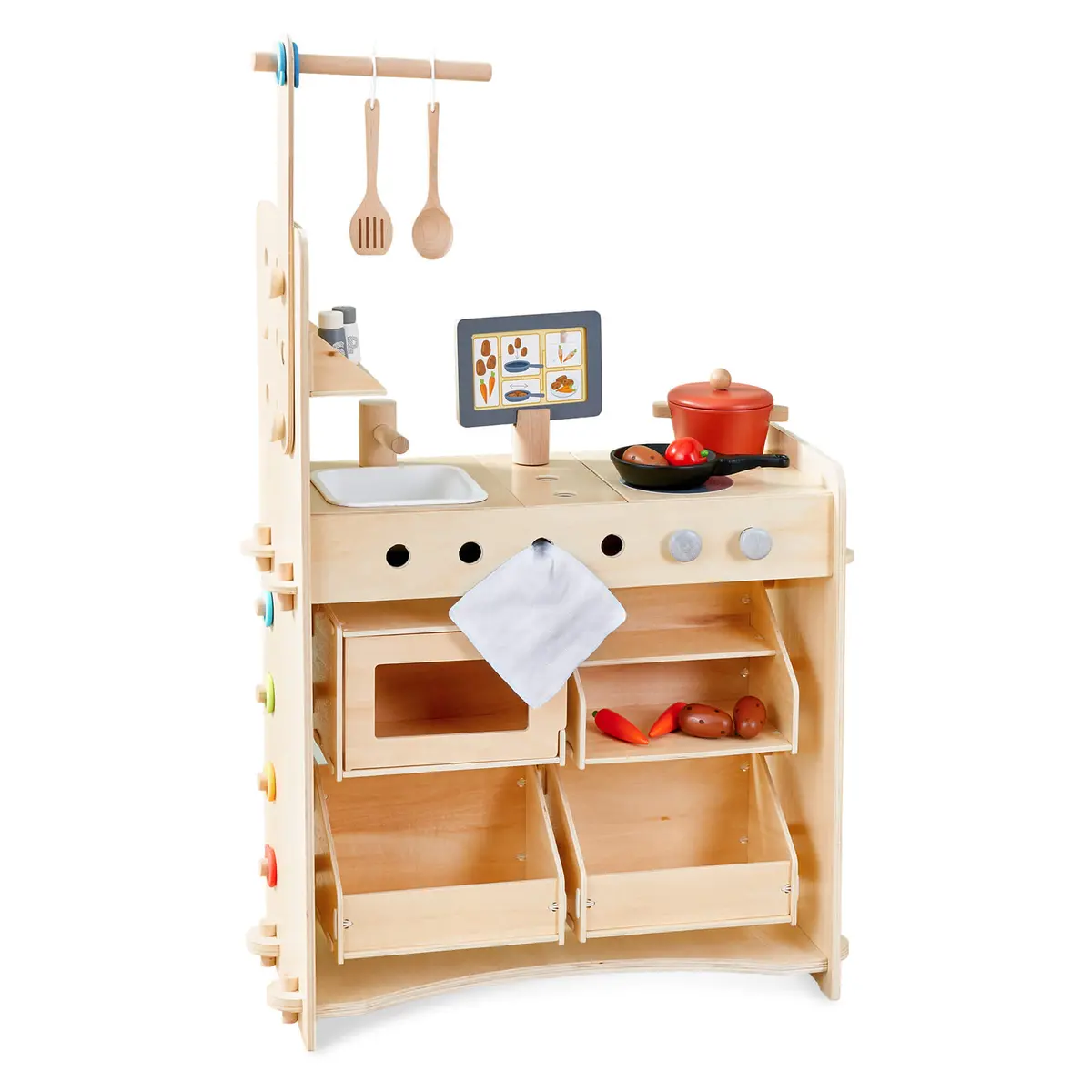 Creative Play 3 In 1 – Play Kitchen, Store & Workshop 1