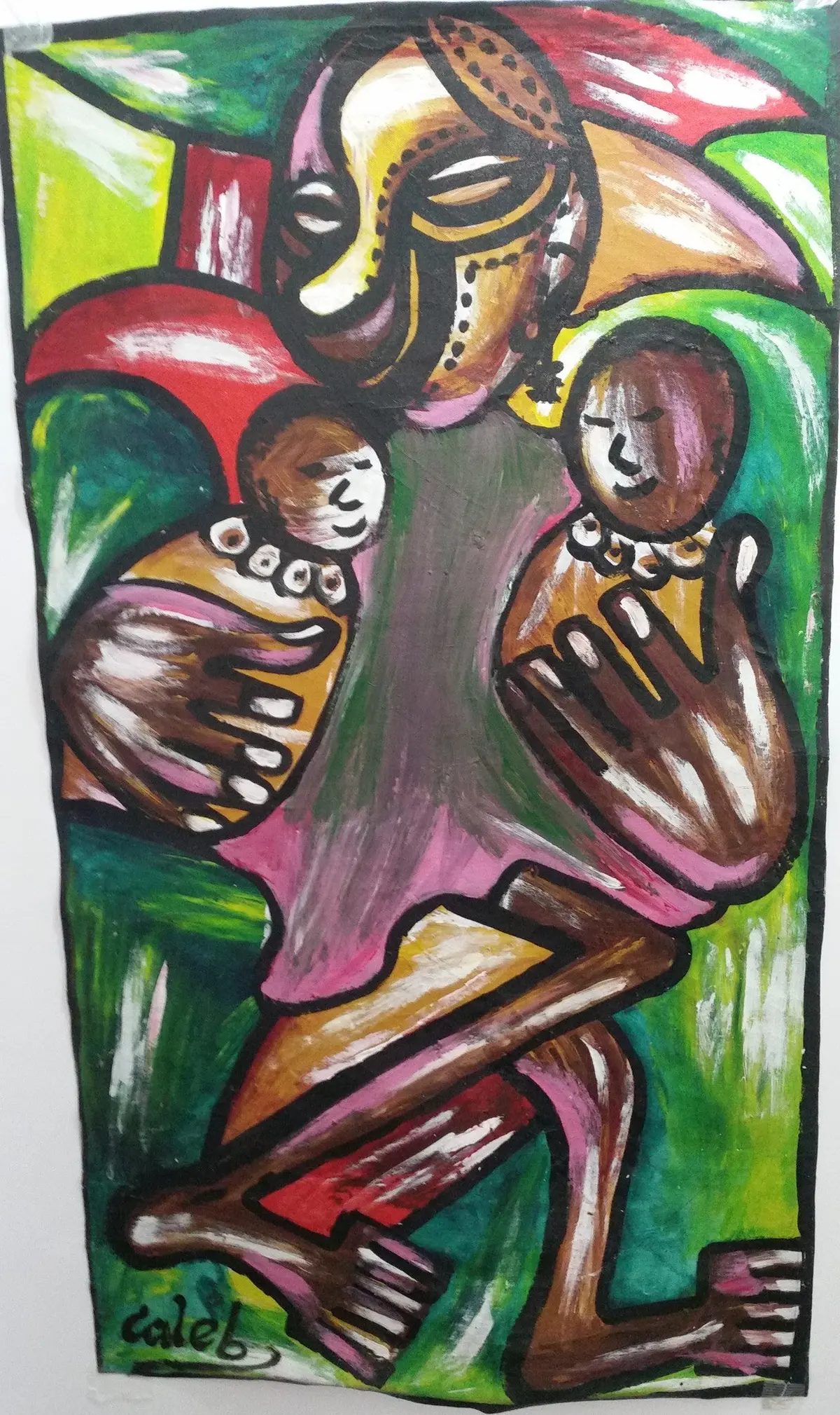 Mother Of Twins (Abstract) Painting 1