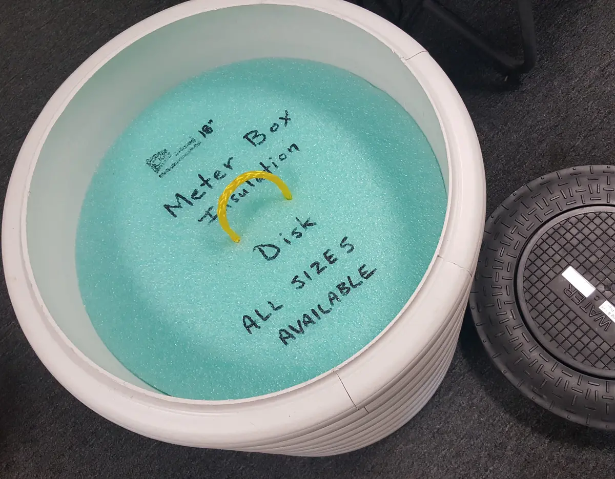 Meter Pit Insulation Disk Pit Plugs - Protect Water Meters In Round Pits From Freezing 2
