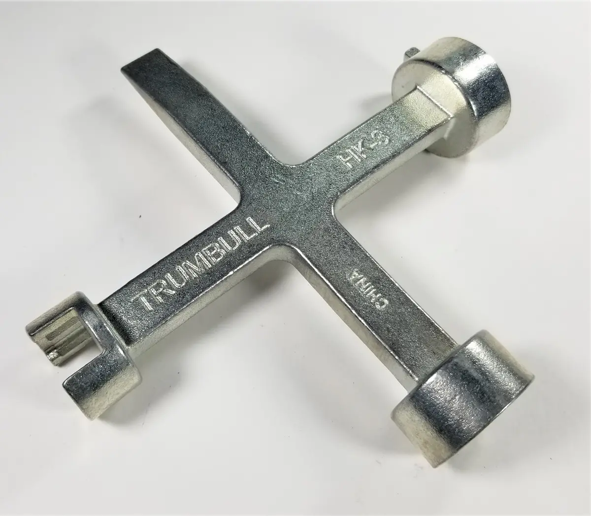 Trumbull 4-Way Meter Box & Curb Box Hand Key Hk-3, Standard, Large, & Mueller Pentagon 1