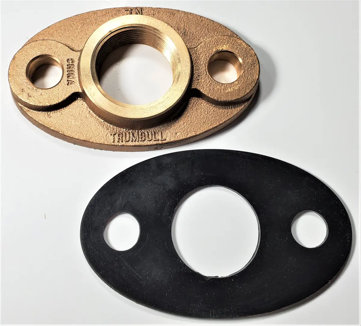 1-1/2" Lead-Free Brass Meter Flange Connection Set For 1.5" Water Meter, 2
