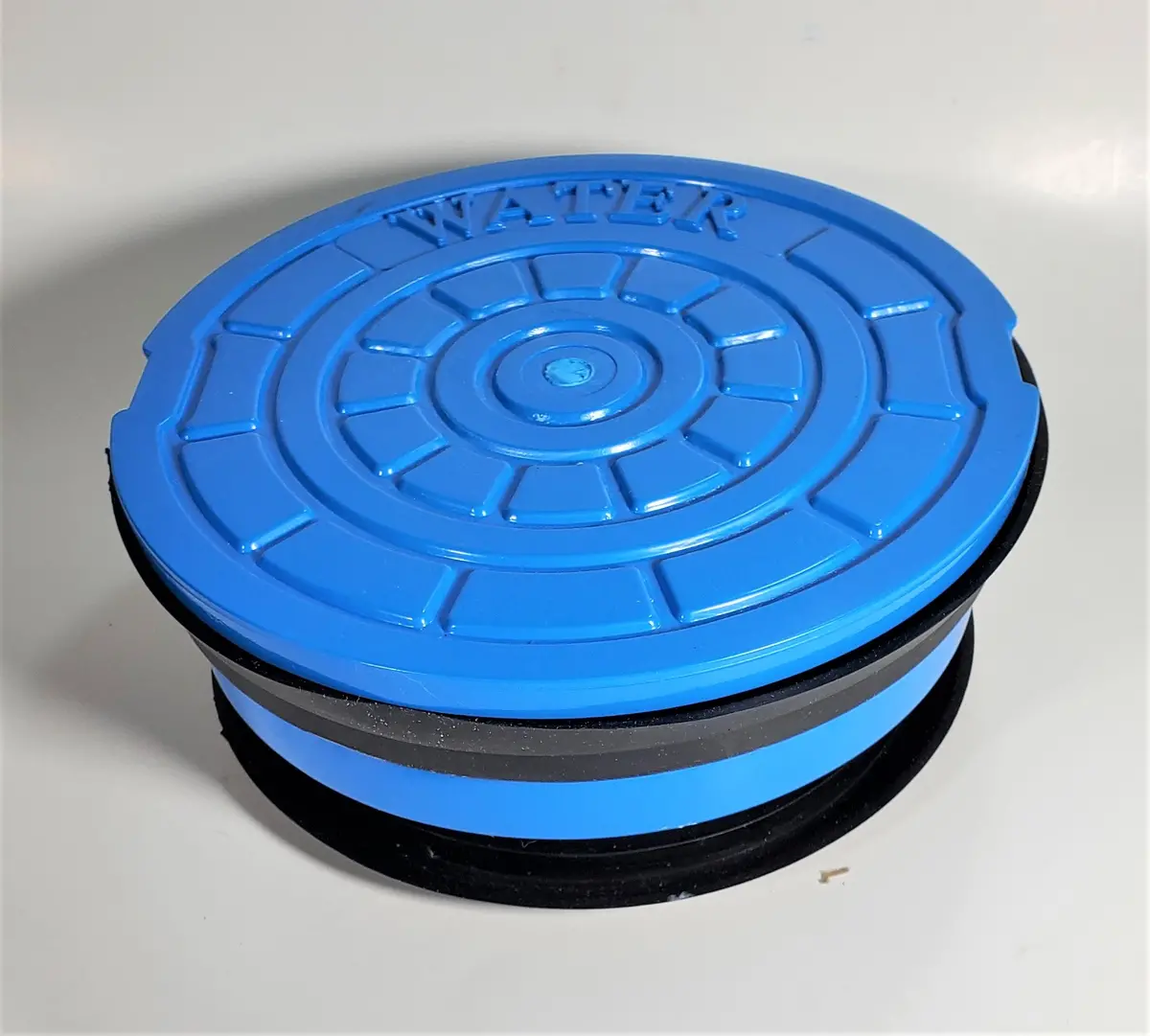Non-Pop Polymer Valve Box Lid - Quiet, Secure, Radio Device Capable 1