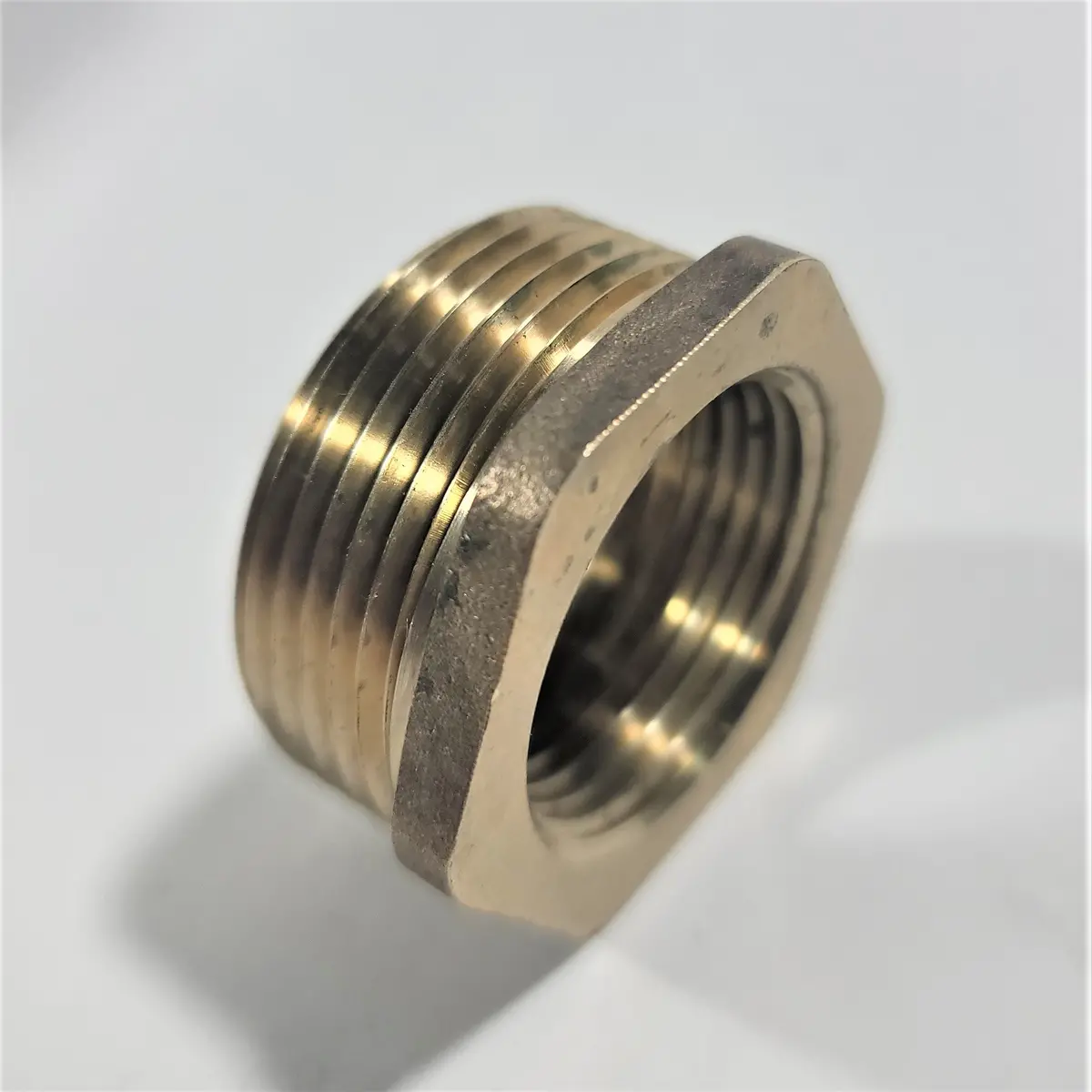 1" Male Awwa Meter Thread X 3/4" Female Awwa Meter Thread Bushing 1
