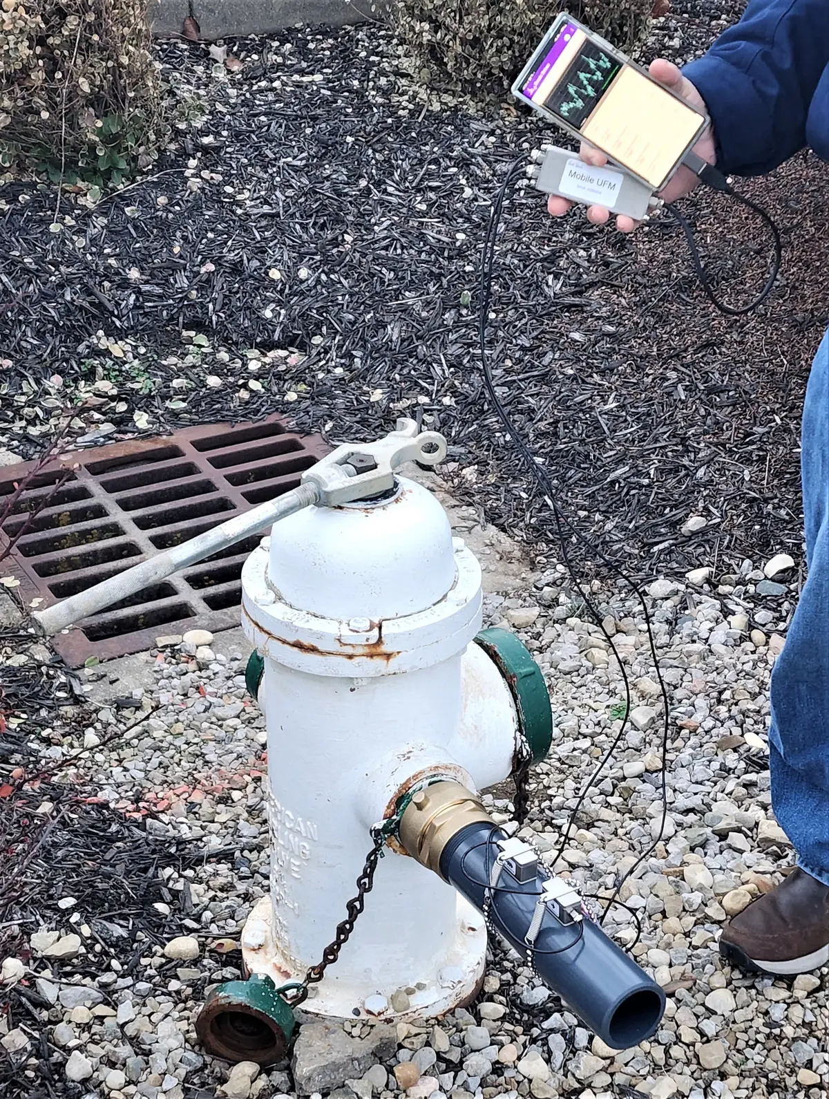 Fire Hydrant Flow Testing Tube For Ultrasonic Clamp-On Meter 1