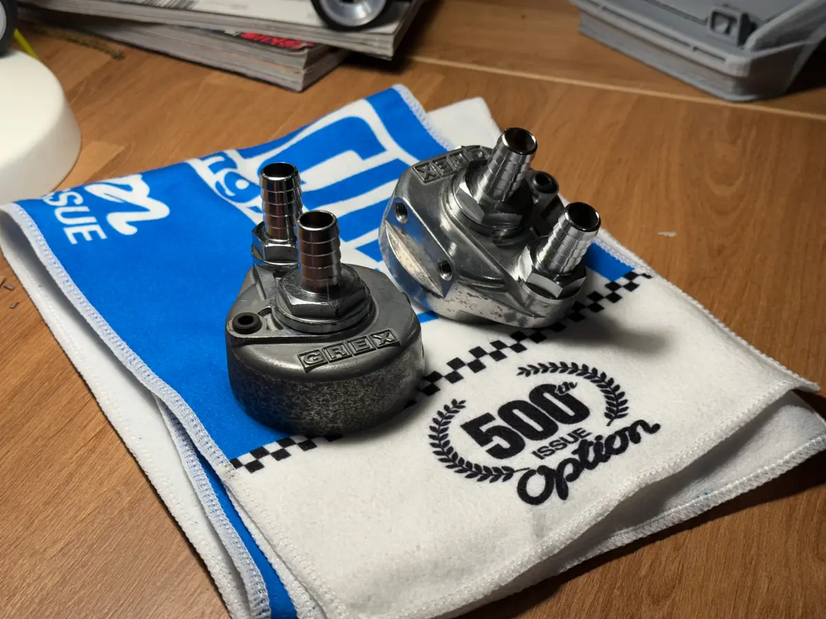 Greddy Grex Oil Filter Relocation Kit 1